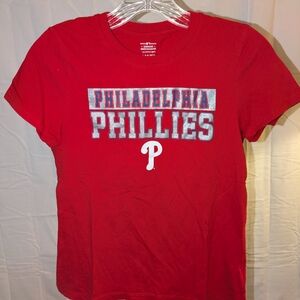 Genuine Merchandise Red Philadelphia Phillies Kids Shirt